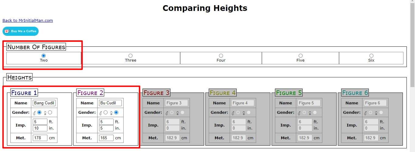 elalui web Comparing Height