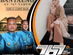 Twibbon Hari Jadi Kabupaten Bantaeng Ke 767 Tahun 2021