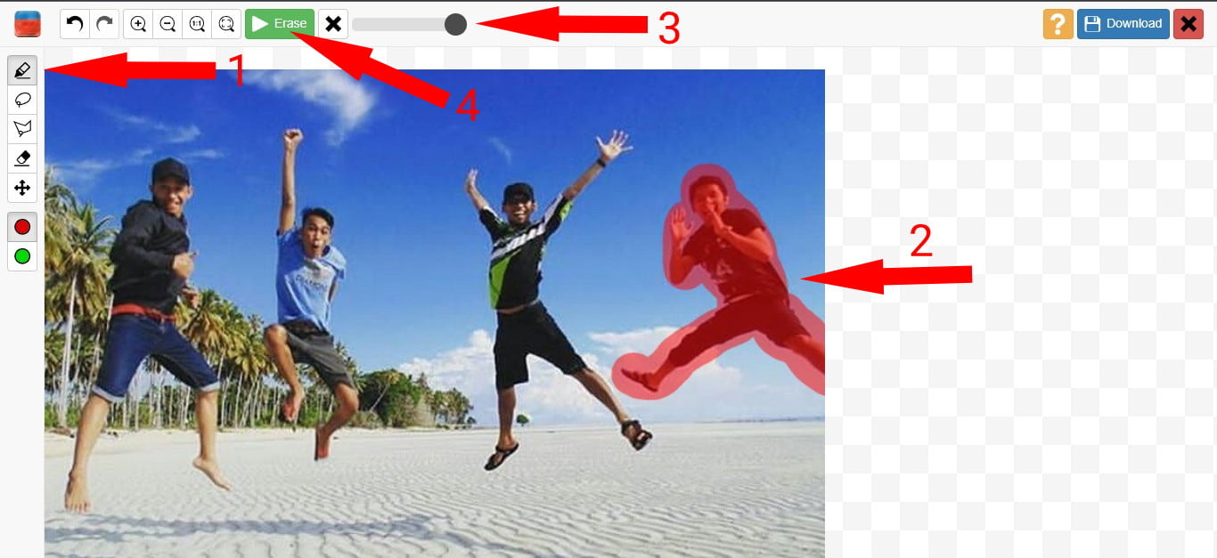 Cara Menghilangkan Objek Foto Online