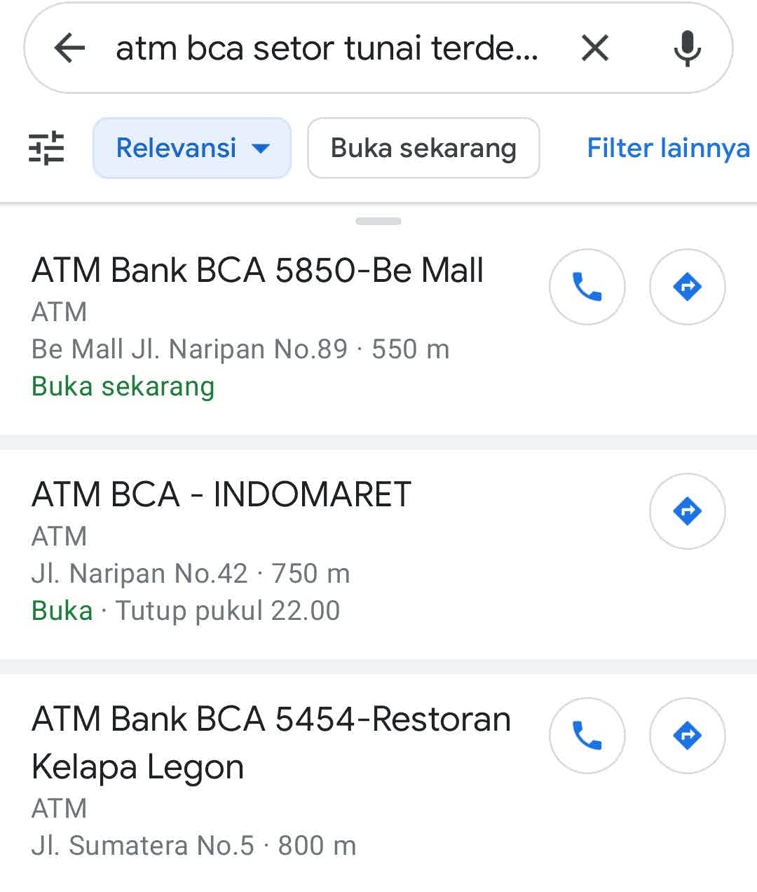 Cara Mencari ATM BCA Setor Tunai Terdekat Dari Lokasi Saya Sekarang