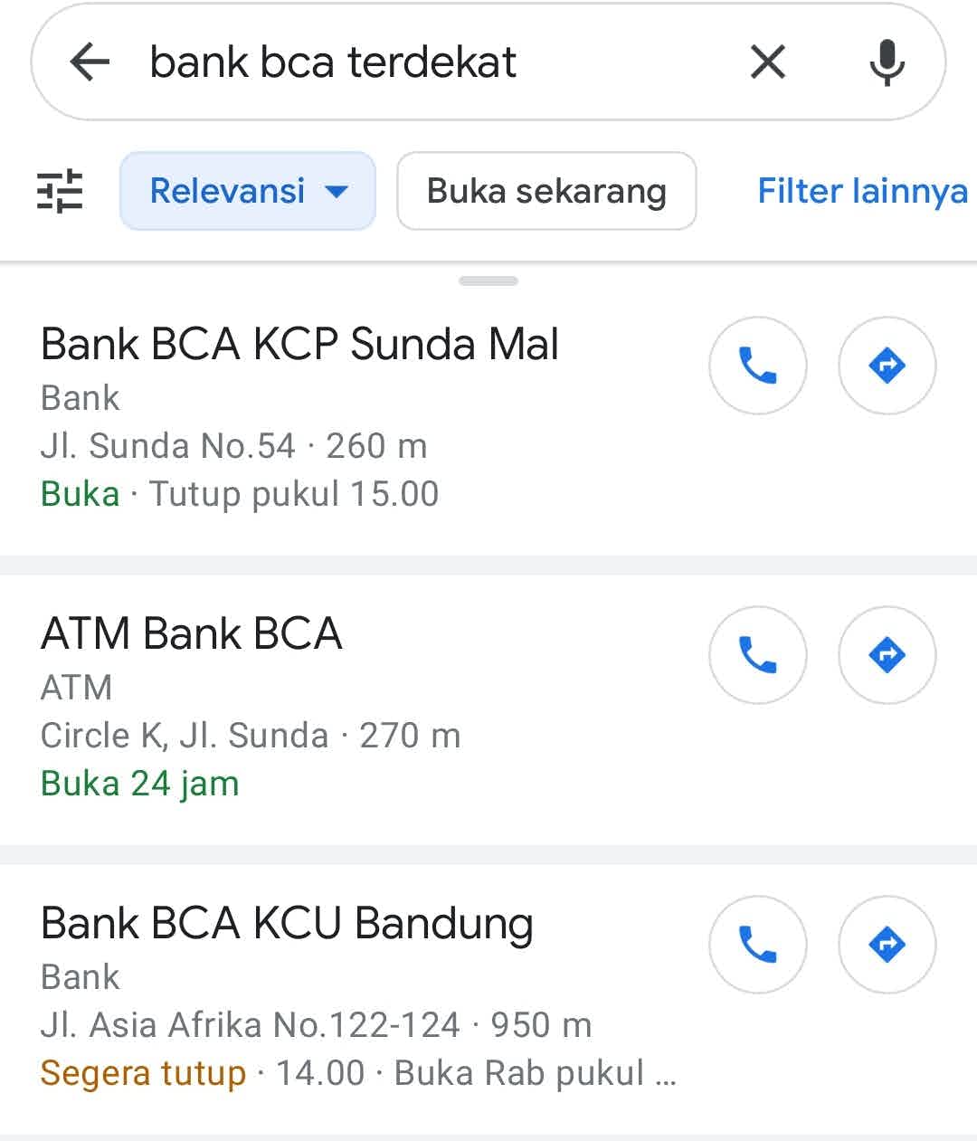 Cara Mencari Kantor Bank ATM BCA Terdekat Dari Lokasi Saya Sekarang