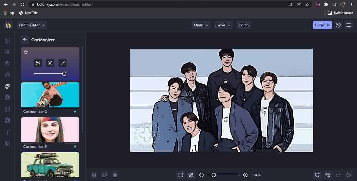 Cara Edit, Ubah, Convert dan Membuat Foto / Gambar Jadi Kartun Anime, Karikatur, Ilustrasi 3D Secara Online Tanpa Aplikasi Melalui Situs Web Gratis di HP Android, Iphone, Laptop maupun Komputer (PC) Terbaru.