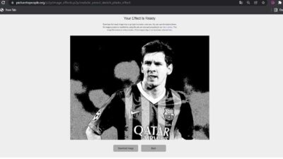 Sketsa foto online
