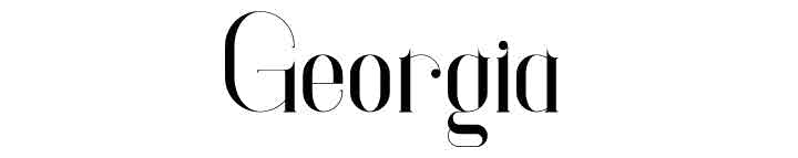Font Iphone Online - Georgia