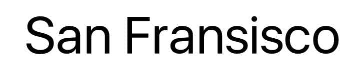 Font Iphone Untuk Android - San Fransisco