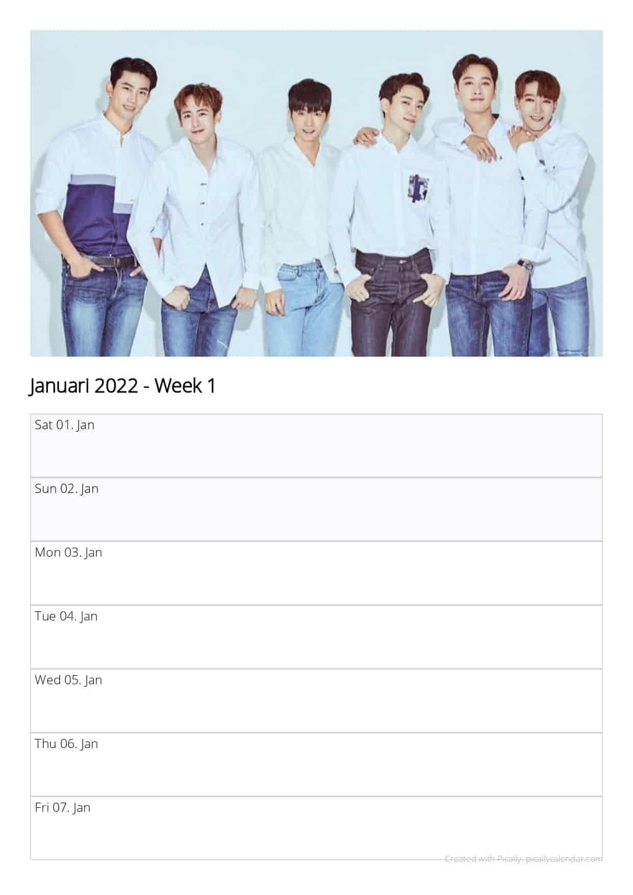 Cara membuat kalender dengan foto sendiri secara online