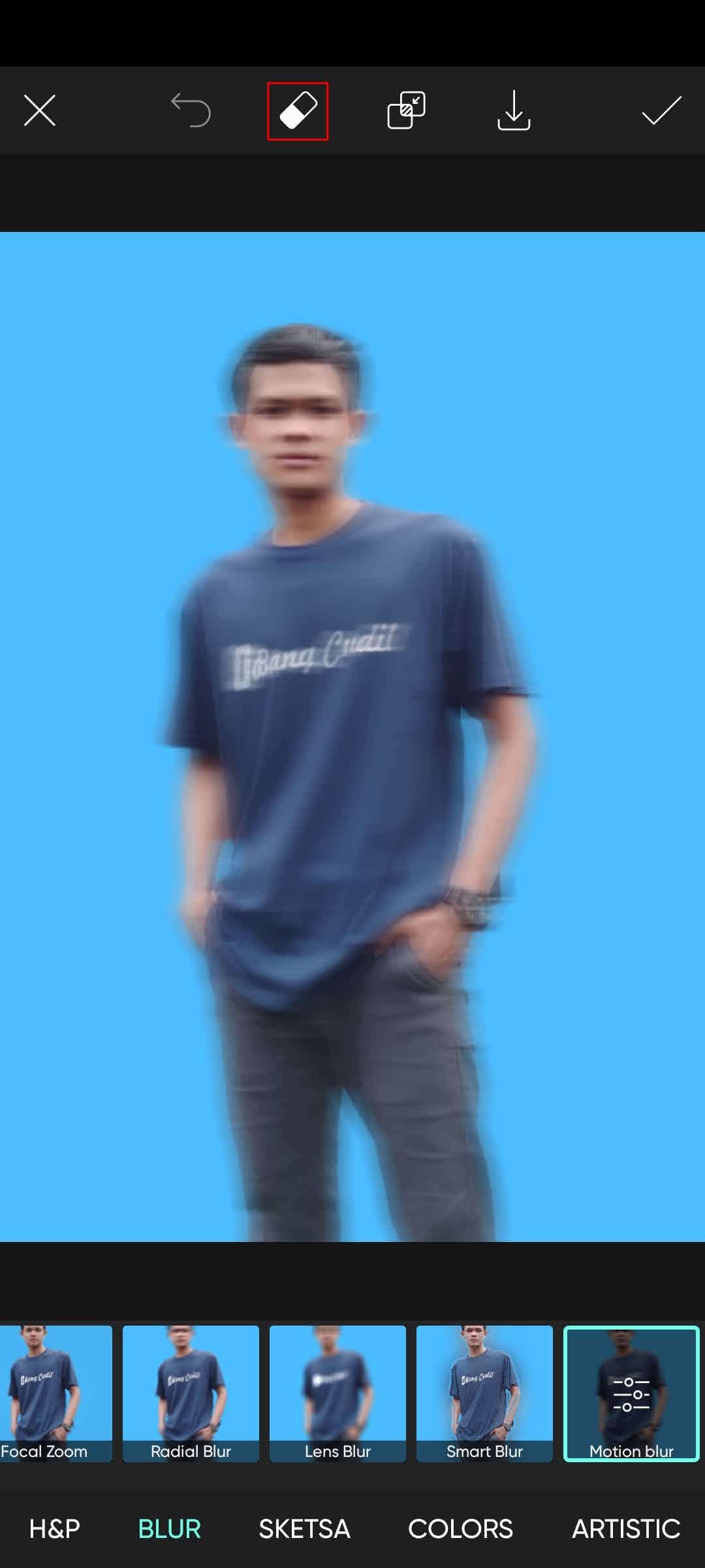 Cara Blur Wajah di PicsArt Keren dan Aesthetic