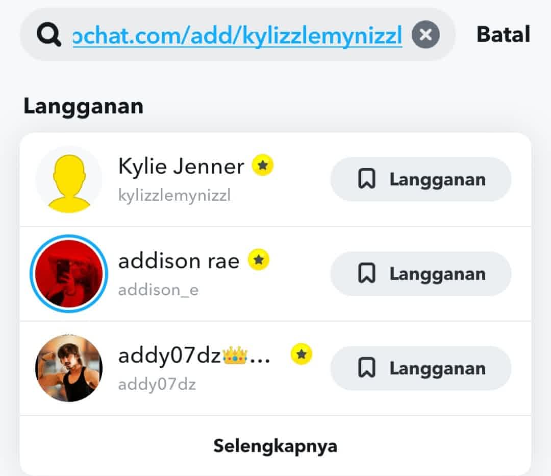 2. Cara Mencari Teman Luar Negeri Di Snapchat - Add URL