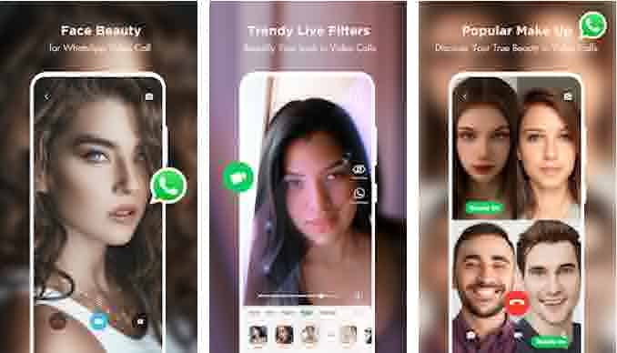 Aplikasi Efek Video Call Whatsapp - FaceBeauty For Video Call