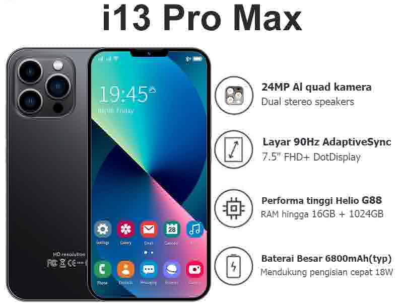 HP Mirip Iphone 13