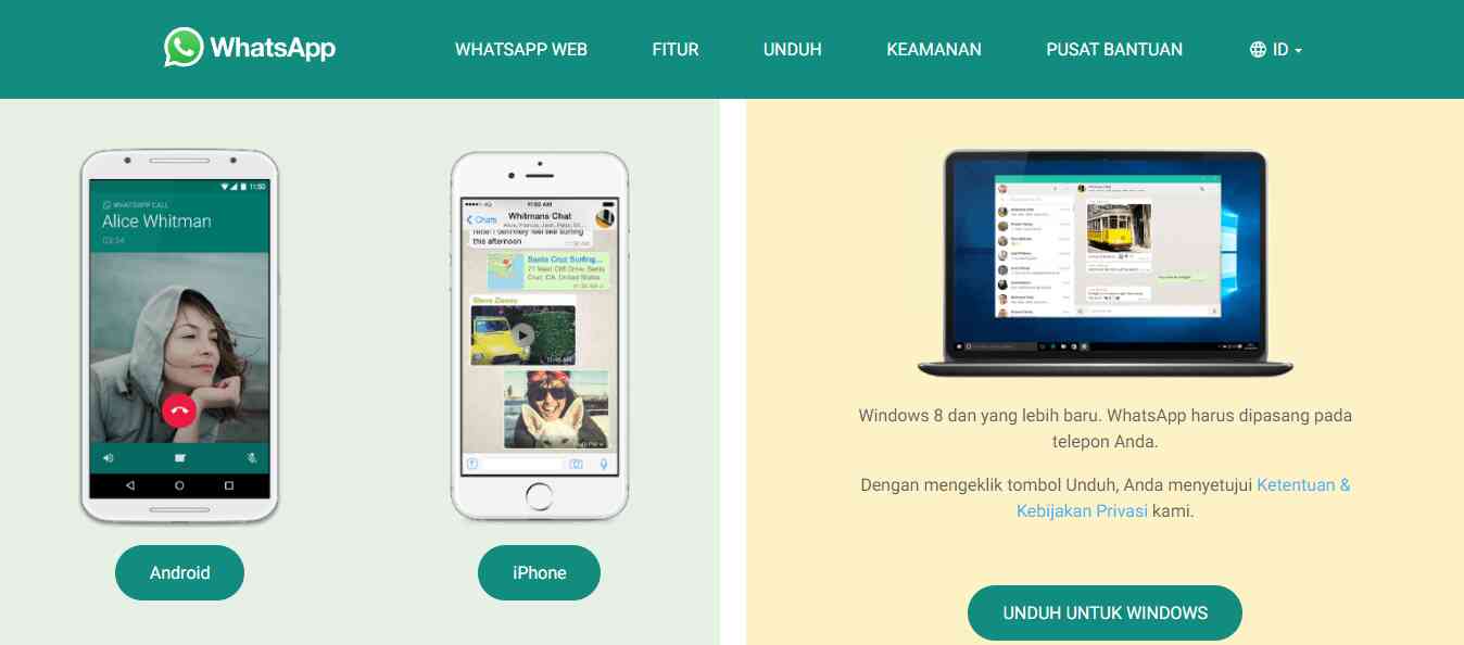 Cara Download Whatsapp Tanpa Play Store