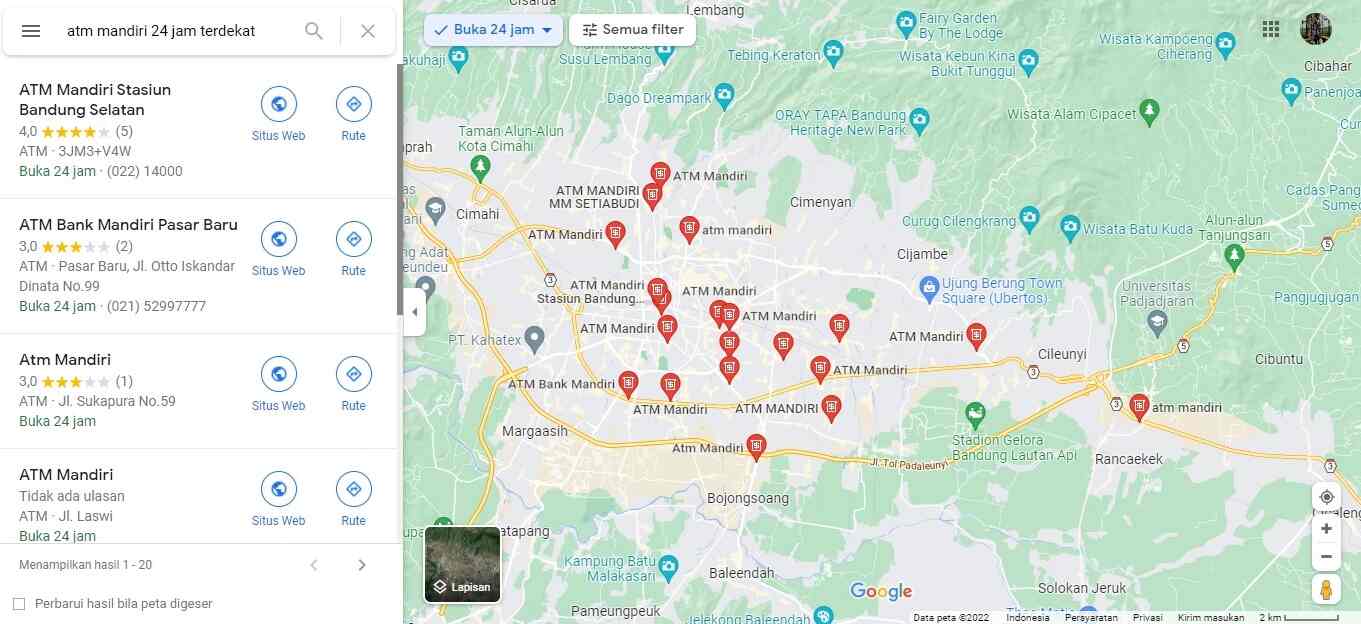 ATM Mandiri Terdekat Dari Lokasi Saya Sekarang