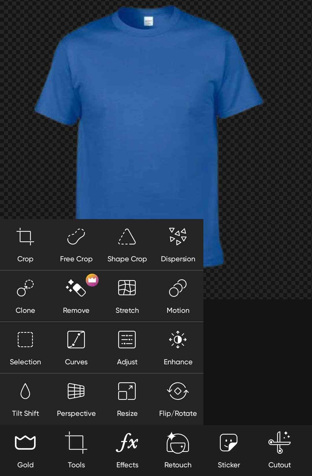 Cara Mengubah Warna Baju menjadi putih di PicsArt