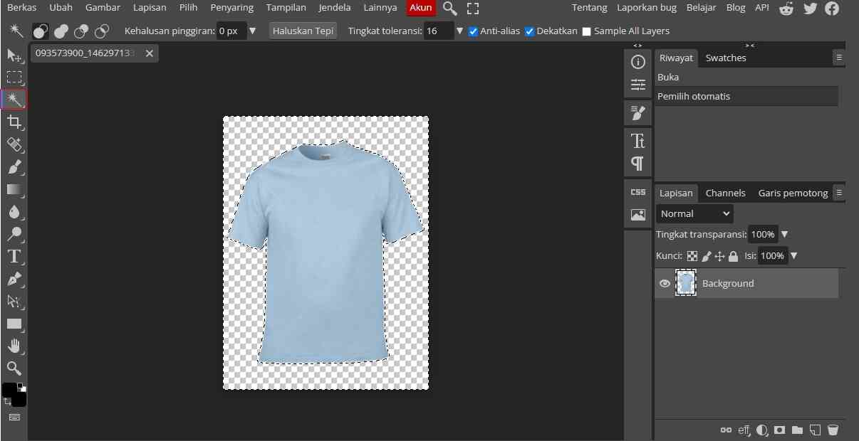 Cara Mengubah Warna Baju Menjadi Putih Online