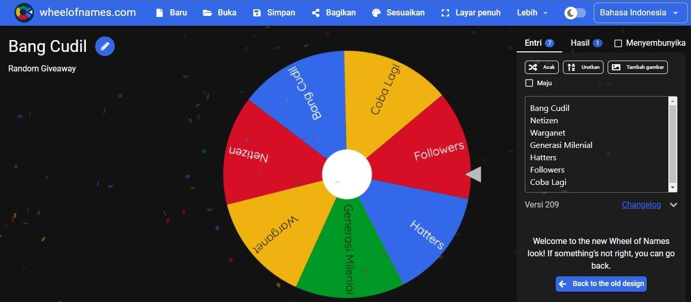 Cara Acak Nama, Nama Kelompok, Tugas, Undian, Giveaway, Arisan Secara Online dan Otomatis Tanpa Aplikasi Menggunakan Situs / Website Random Spiner Picker di HP Android, Iphone, Laptop maupun Komputer (PC).