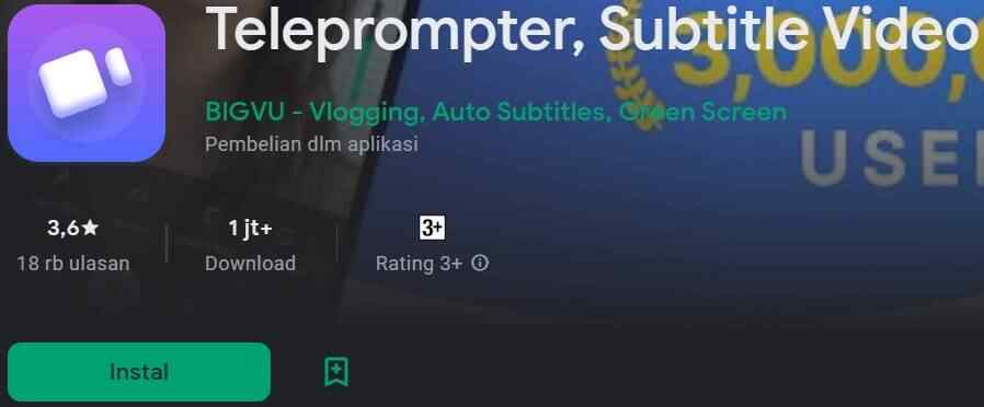 Aplikasi Untuk Tugas Hafalan Video Tanpa Menghafal Membaca Teks / Skrip Lengkap dengan Cara Membuanya Secara Mudah dan Simpel di HP Android dan Iphone Gratis.