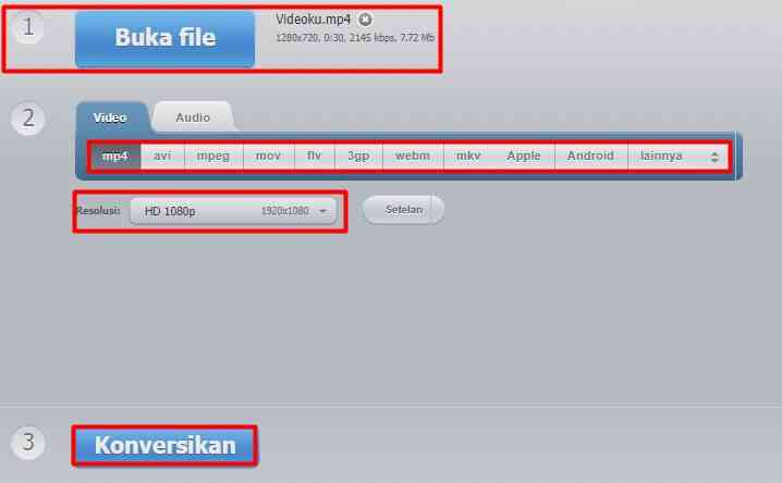 Cara Memperjelas, Menjernihkan dan Memperbaiki Kualitas Resolusi Video Yang Blur / Buram Secara Online Tanpa Aplikasi Tambahan di HP Android, Iphone, Laptop maupun Komputer (PC).