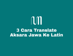 Translate Aksara Jawa Ke Latin Online