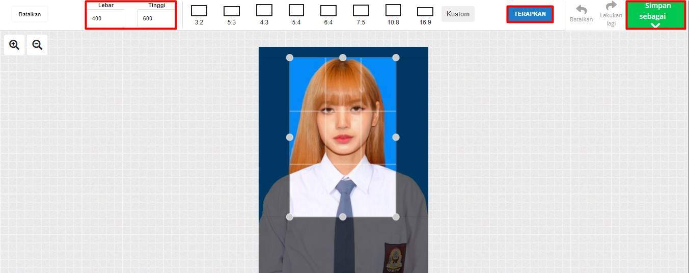 Cara Crop / Ubah / Mengubah / Ganti / Edit Ukuran Foto dan Gambar Menjadi 4x6 Secara Online Gratis Tanpa Aplikasi di HP Android, Iphone, Laptop dan Komputer (PC).